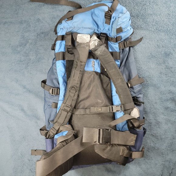 Lowe Alpine Systems Trek Small Mountaineering Backpack Blue Hiking Camp - Picture 2 of 14